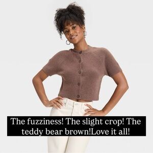 Short-Sleeve Button-Down Cardigan from Universal Thread - NWT szS